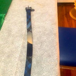 Kids blue Burberry belt Authentic
